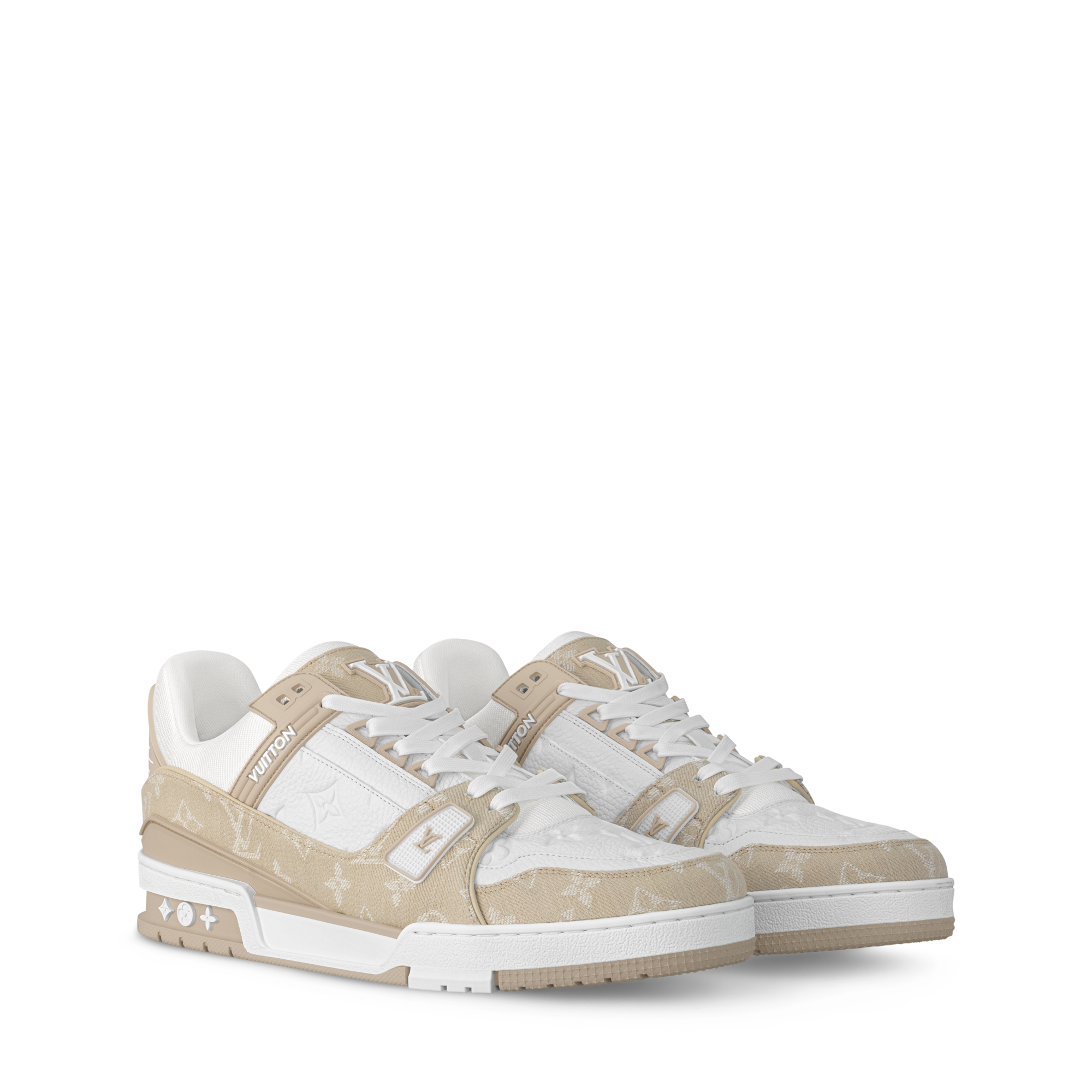 Louis Vuitton デニム/ベージュ スニーカー LV Trainer Sneaker - Shoes | Louis Vuitton India